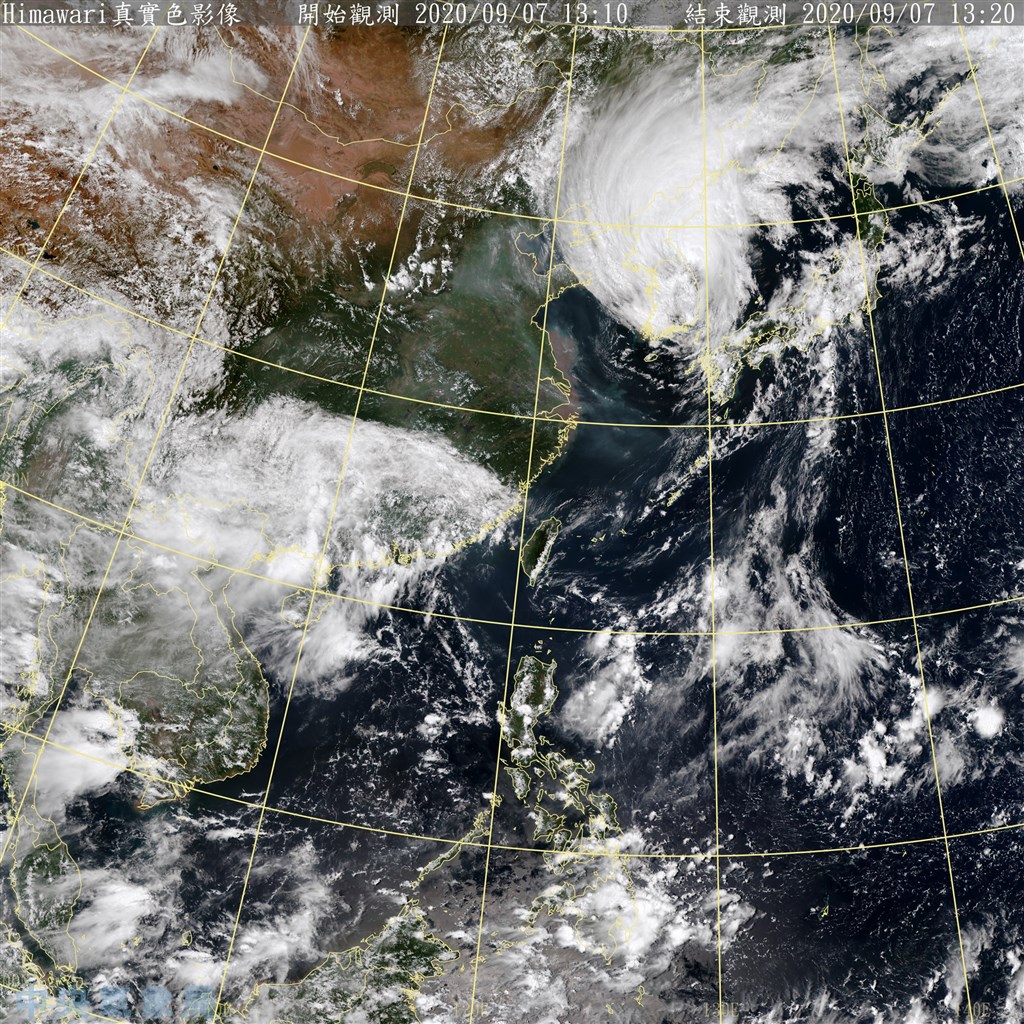 受到颱風海神外圍環流影響,宜蘭外海7日已連續3天發布長浪即時訊息。(圖取自中央氣象局網頁cwb.gov.tw)