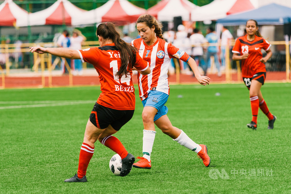 從2014年起在台灣舉行的Copa America Taiwan足球賽,將於10月17、18日上午8時到晚上9時,在輔仁大學足球場進行。主辦人黃賀南(Juan Fernando Herrera Ramos)說,足球運動是拉美人的「靈魂」。圖為去年比賽。(黃賀南提供)中央社記者李欣穎台北傳真 109年9月12日