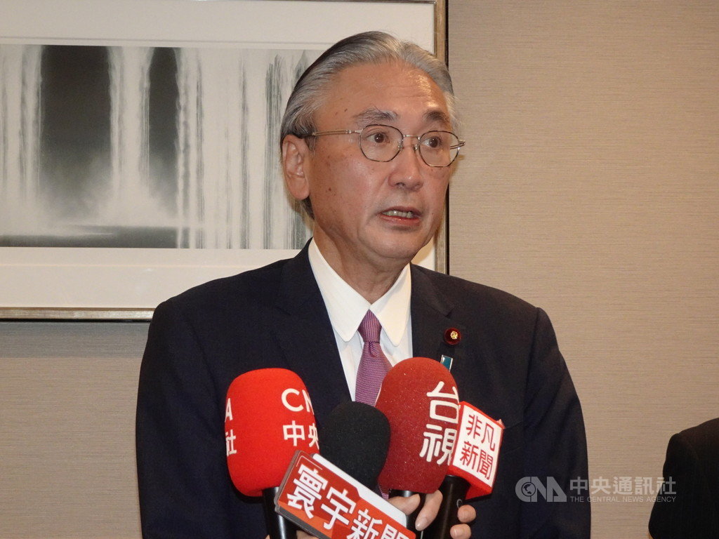 日本前首相森喜朗18日率團搭專機訪台,19日將出席前總統李登輝的告別追思禮拜。日華議員懇談會長古屋圭司(圖)隨團訪台。中央社記者楊明珠東京攝 109年9月18日