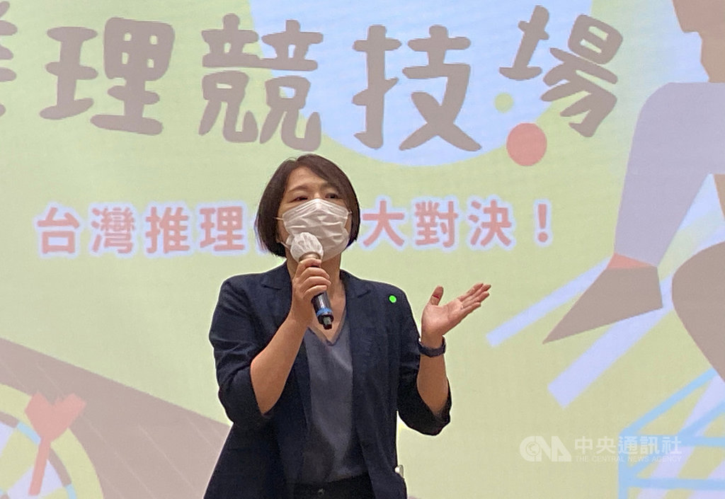 連續5年擔任台灣推理作家協會徵文獎評審的木馬文化社長陳蕙慧19日表示,希望未來報名參賽作品的品質都能越來越好,讓整個推理文學能夠繼續前進。中央社記者陳秉弘攝 109年9月19日