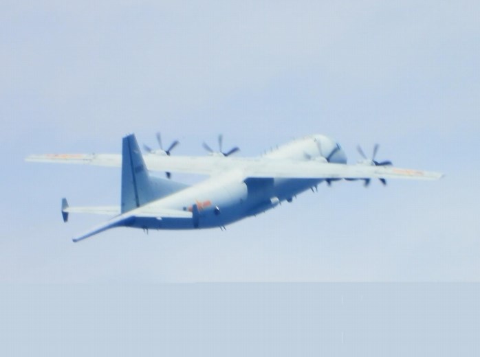 空軍司令部23日表示,共軍2架運8反潛機今天侵犯台灣西南防空識別區(ADIZ)。(圖取自國防部網頁mnd.gov.tw)