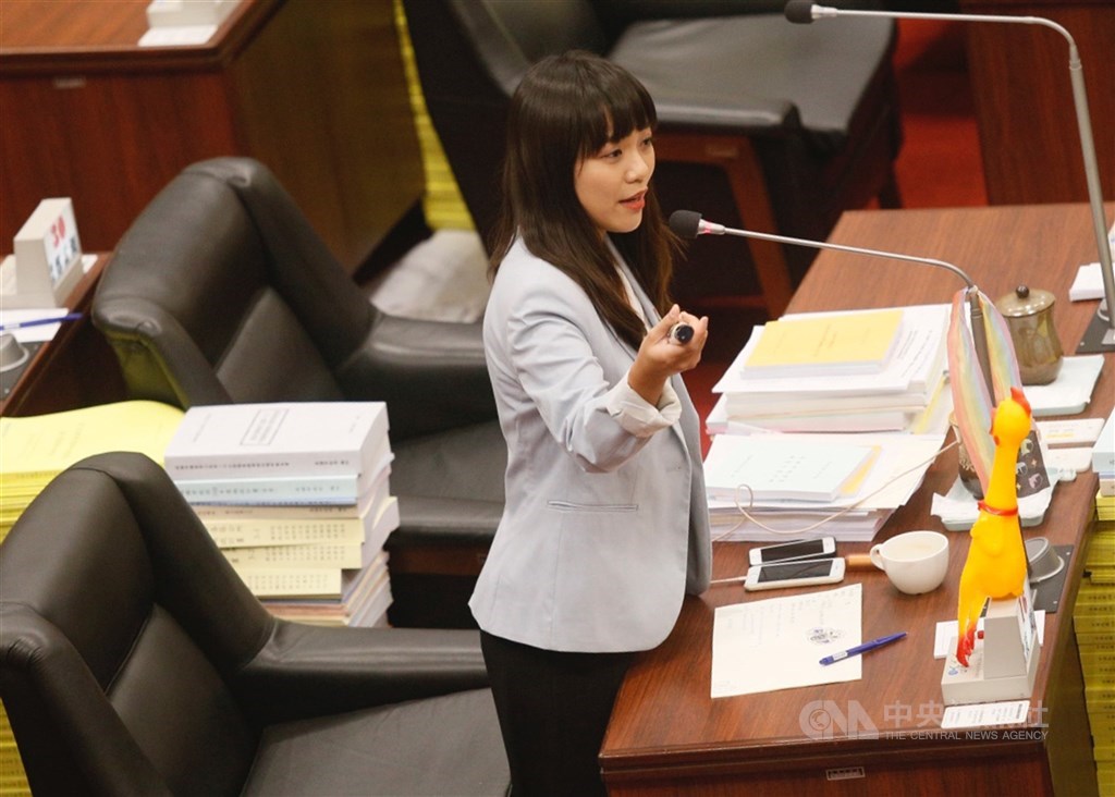 面對被罷免,黃捷(圖)表示,順其自然、無愧於心。(中央社檔案照片)