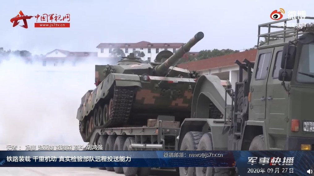 解放軍第73集團軍執行街頭巷戰演習,被視為對台灣的登陸作戰演習。(圖取自weibo.com/jfjb)