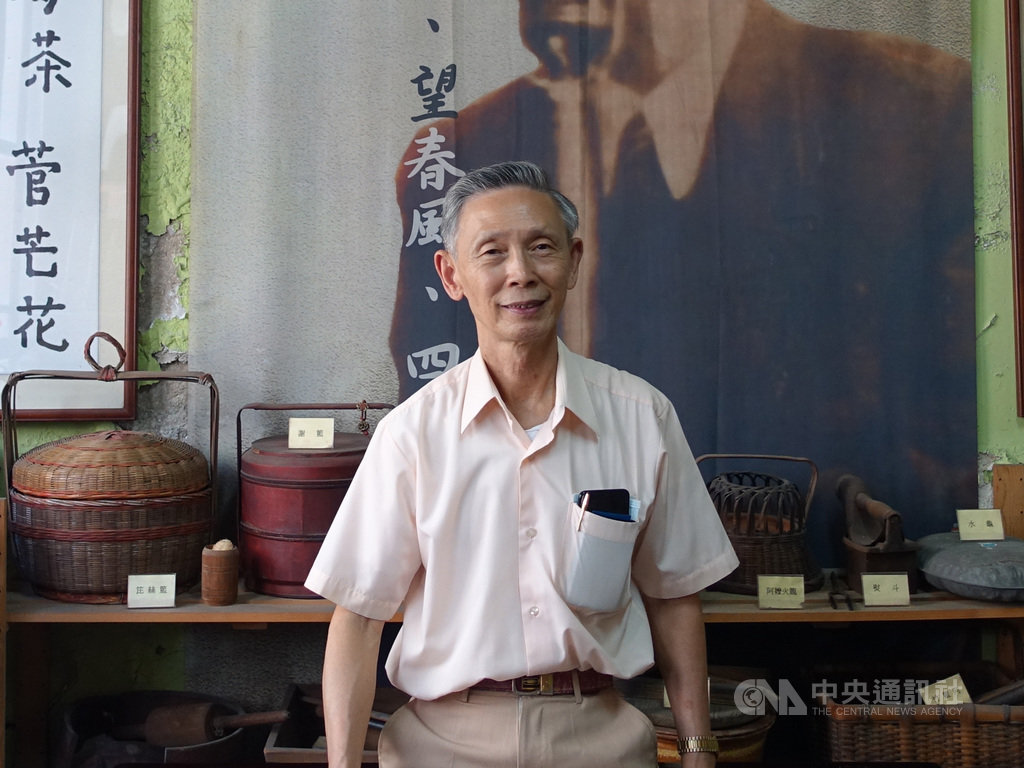 望春風作詞人李臨秋故居為歷史建築,今年4月被法拍,李臨秋么子李修鑑(圖)奔走湊得3428萬元,以優先承購權取得產權。中央社記者李宛諭攝 109年10月4日