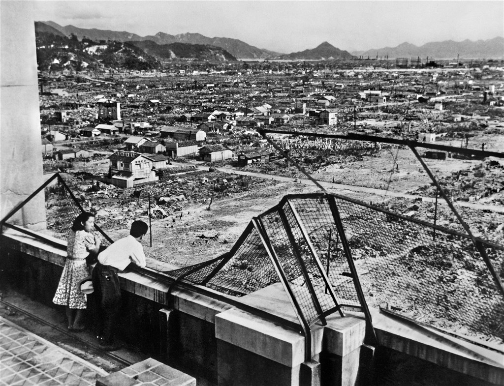 廣島原爆翌年俯瞰炸毀街道74年前照片主角現身 國際 中央社cna