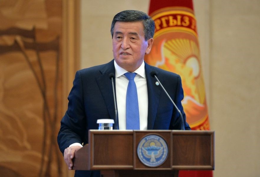 吉爾吉斯總統秦貝科夫(圖)9日在個人官網刊出的講稿表示,他「準備辭職」,以終結吉爾吉斯陷入的選後混亂。(圖取自吉爾吉斯總統官方網頁president.kg)