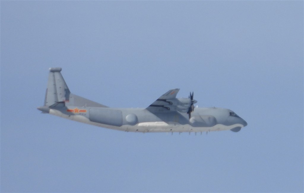 空軍表示,共軍一架運9通信對抗機28日上午侵犯台灣西南防空識別區。(圖取自國防部網頁mnd.gov.tw)