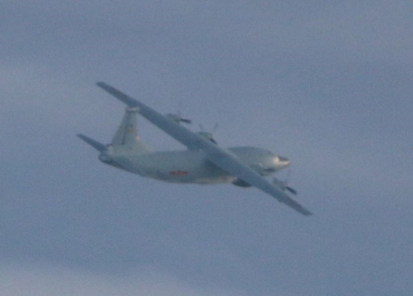 空軍28日晚上第2度發布共機動態,傍晚一架運8遠程電子干擾機侵犯台灣西南防空識別區。(圖取自國防部網頁mnd.gov.tw)