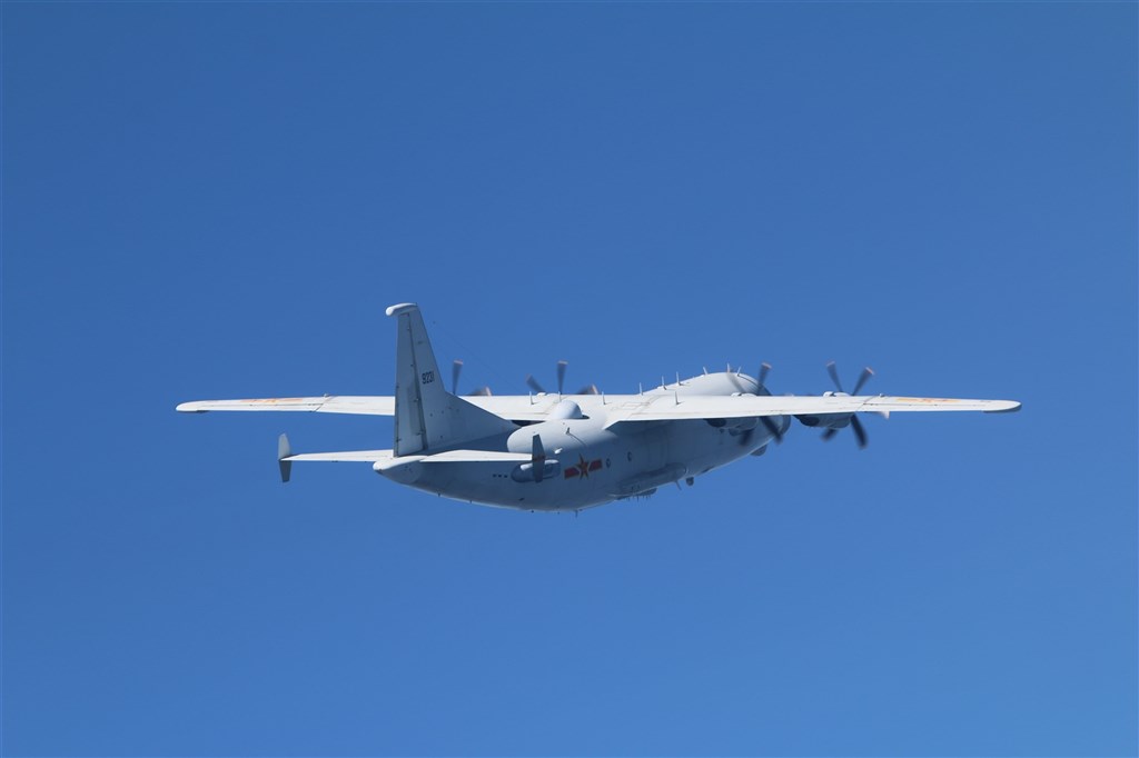 空軍表示,一架運8技術偵察機11月1日侵犯台灣西南防空識別區。這是9月16日以來,共軍第31度擾台。(圖取自國防部網頁mnd.gov.tw)