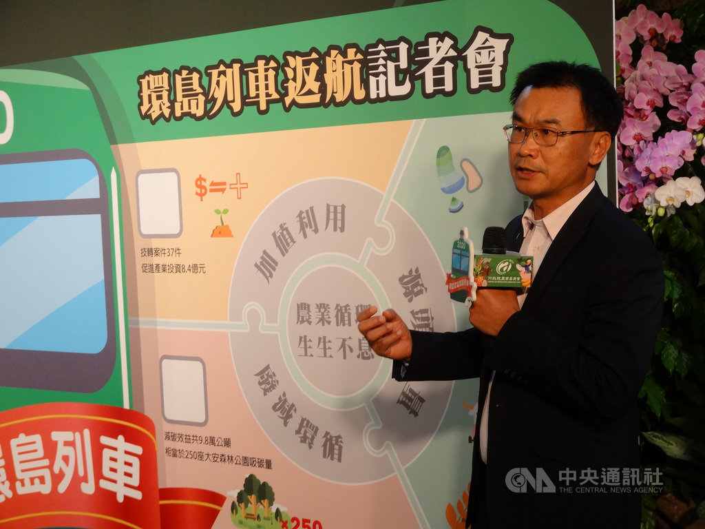 家長團體籲修法禁萊豬入校,農委會主委陳吉仲(圖)3日出席「2020循環農業環島列車」返航記者會受訪表示,這種作法只是禁止某種動物用藥,反而是學校營養午餐每人每餐補助增至新台幣6元,才會增加學校使用國產食材的誘因。中央社記者楊淑閔傳真 109年11月3日