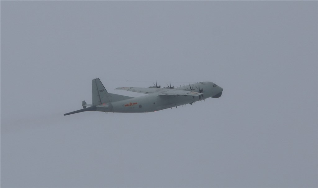 空軍10日發布共機動態,1架運8反潛機上午侵犯台灣西南防空識別區,空軍派遣空中兵力應對、廣播驅離、防空飛彈追監。(圖取自國防部網頁mnd.gov.tw)