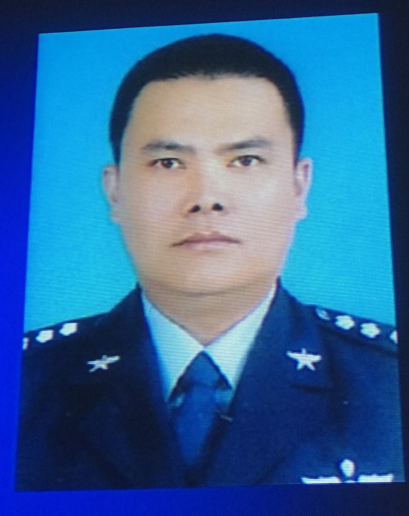 空軍花蓮基地一架編號6672的F-16戰機17日晚間執行夜航訓練時失聯,機上飛官為蔣正志上校,目前正全力搜救中。(軍方提供)中央社 109年11月17日