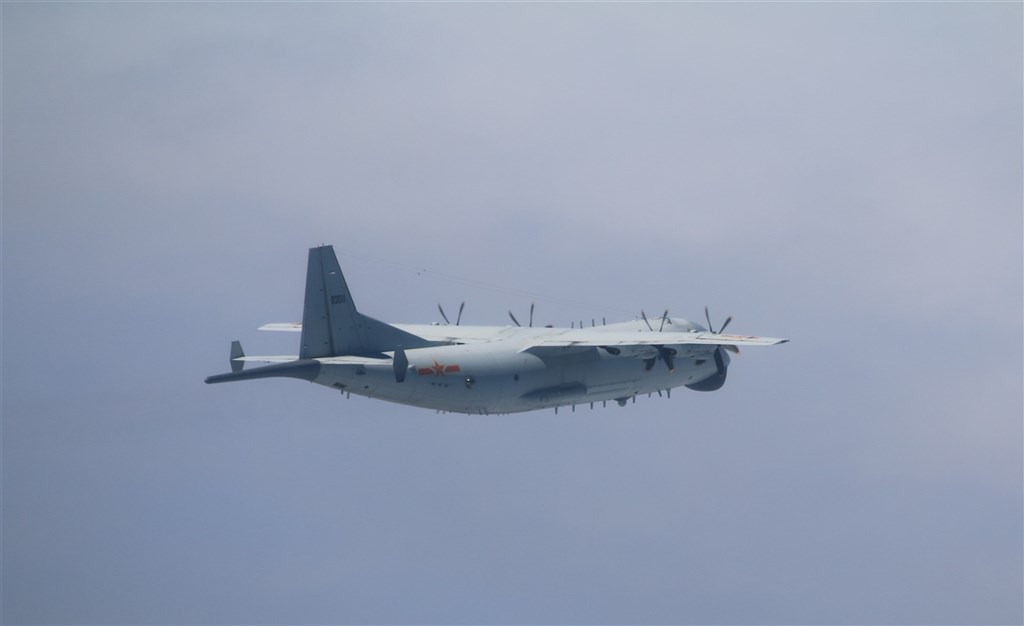 空軍18日發布共機動態,共軍1架運8反潛機等侵犯台灣西南防空識別區(ADIZ)。(圖取自國防部網頁www.mnd.gov.tw)