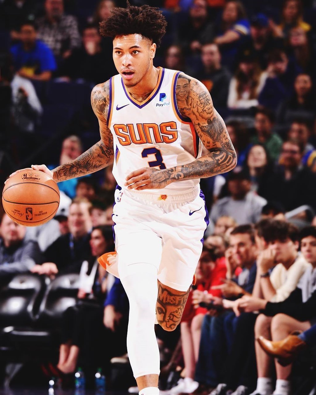 NBA明星後衛湯普森將因腳傷將連續第2季缺陣,勇士同意與雷霆交易,換來前鋒烏布雷(圖)。(圖取自facebook.com/KellyOubreJr)