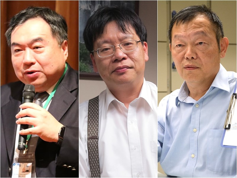 陽明大學與交通大學將於民國110年2月合併,根據遴選小組公布的資料,第一階段校長候選人分別為台北醫學大學醫學資訊研究所特聘教授李友專(左)、交通大學資訊工程系終身講座教授林一平(中)、交通大學台灣聯合大學系統副校長林奇宏(右)。(左圖為李友專提供,中、右圖為中央社檔案照片)