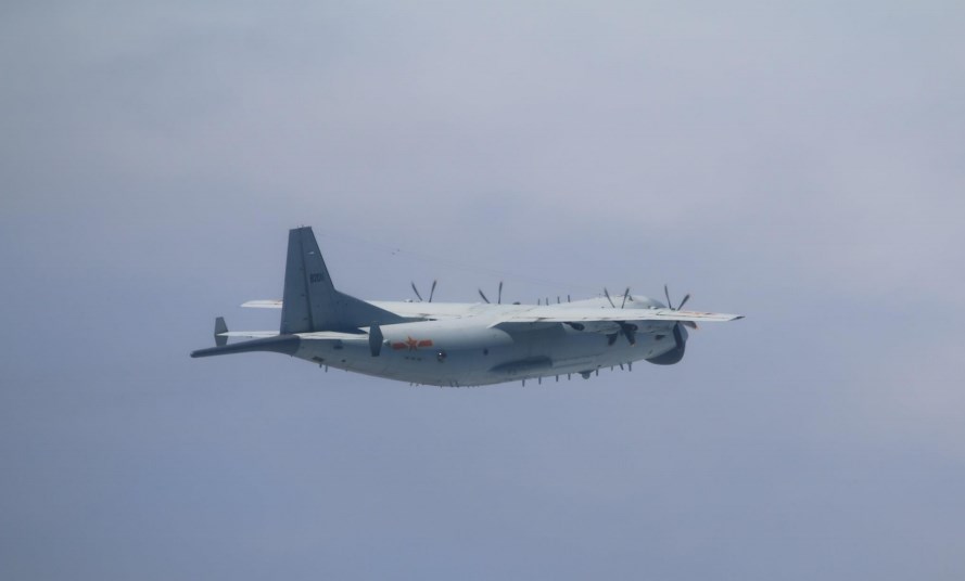 空軍24日發布共機動態,共軍1架運8反潛機、1架運8遠干機侵犯台灣西南防空識別區(ADIZ)。圖為運8反潛機同型機。(圖取自國防部網頁mnd.gov.tw)