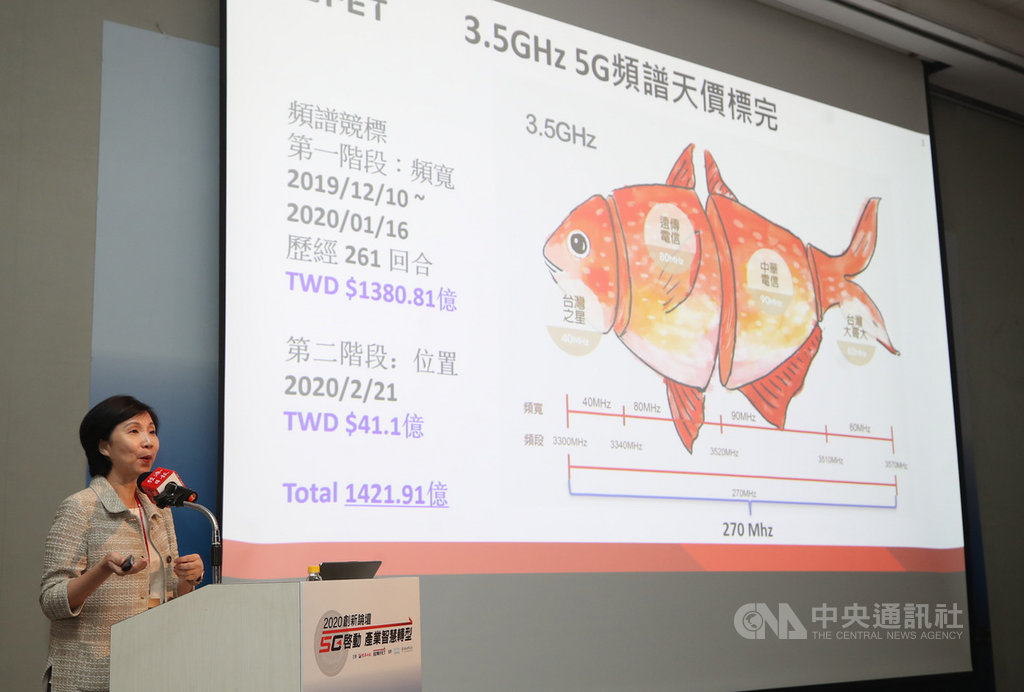 2020創新論壇25日在台北國際會議中心登場,邀請遠傳電信總經理井琪以「5Gx產業智慧轉型再創高峰」為題發表演講。中央社記者張新偉攝 109年11月25日