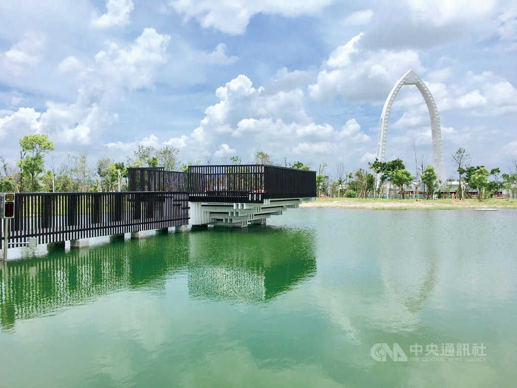 台中市中央公園12月6日啟用,占地67公頃,面積是台北大安森林公園的2.58倍,將為台中市新增一處休閒好去處。(台中市政府提供)中央社記者郝雪卿傳真 109年11月27日