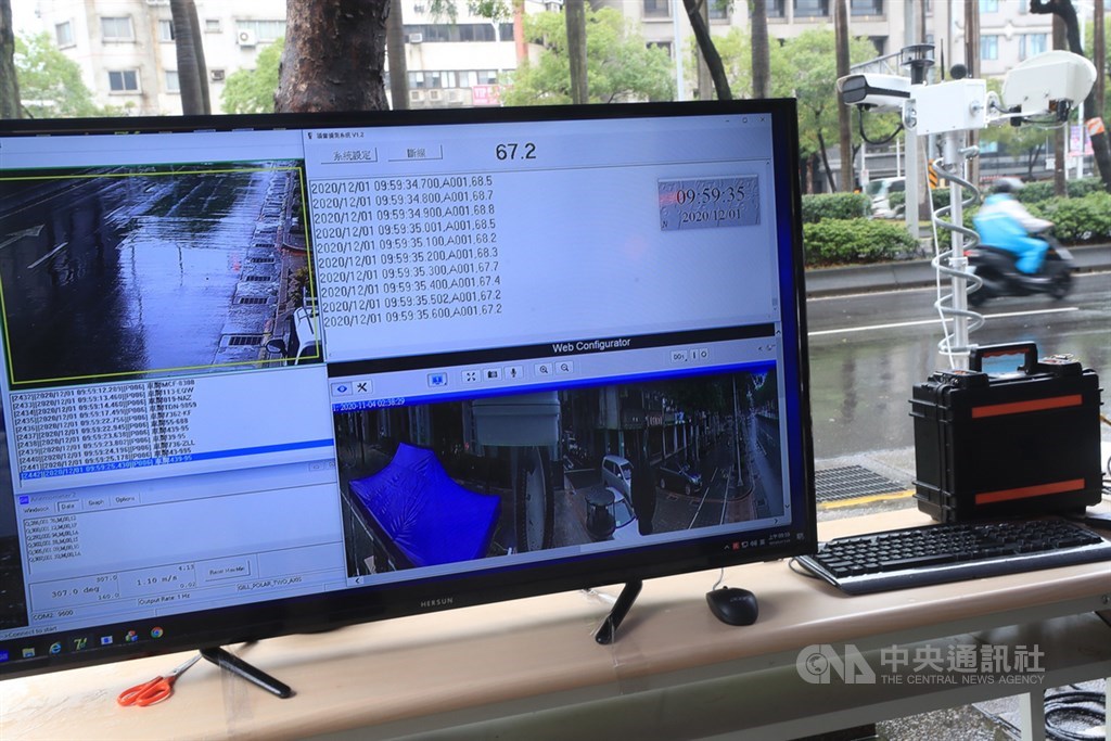 為改善高噪音車輛擾寧問題、提升居住環境品質,環保署1日表示,聲音照相執法將於110年元旦在全台正式上路,指定速限範圍內噪音超標可處新台幣1800元至3600元。中央社記者吳家昇攝 109年12月1日