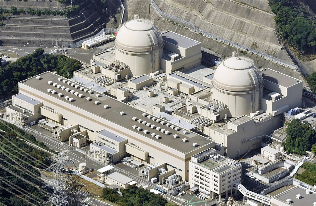 日本大阪地方法院4日判決撤銷福井縣大飯核電廠3號機與4號機(圖)的設置許可。(共同社)