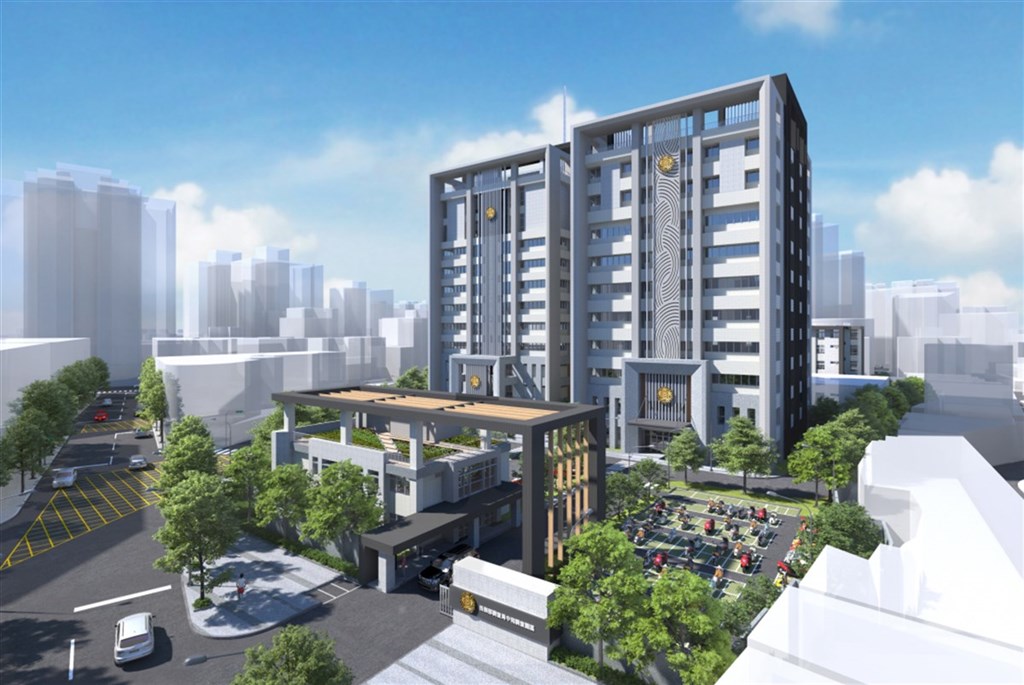 法務部調查局30日舉辦中和調查園區動土典禮,園區未來將由鑑識科學處、國家安全維護工作站等單位進駐。圖為示意圖。(調查局提供)中央社記者蕭博文傳真 109年12月30日