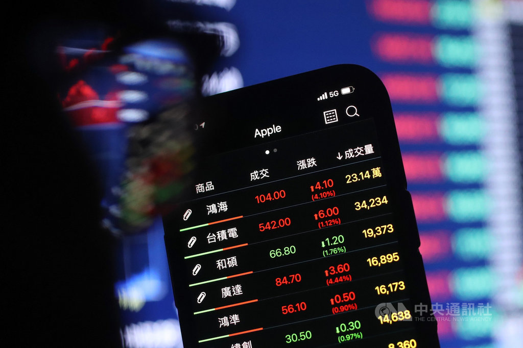 台股資金行情延續,在權值電子股鴻海大漲4%、鋼鐵股走揚,尾盤逾6000張買盤拉抬台積電下,5日收盤漲98點,漲破15000點大關,為15000.03點,漲幅0.66%,改寫歷史新高,成交金額新台幣3471.95億元。中央社記者裴禛攝 110年1月5日