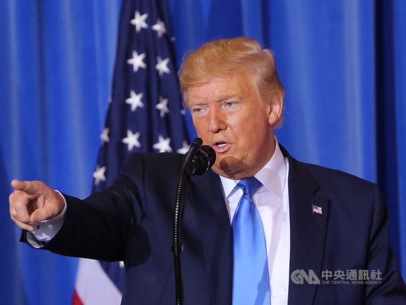 美國總統川普5日簽署行政命令,禁止使用支付寶等8種中國支付軟體,再度升高與北京的緊張關係。(中央社檔案照片)