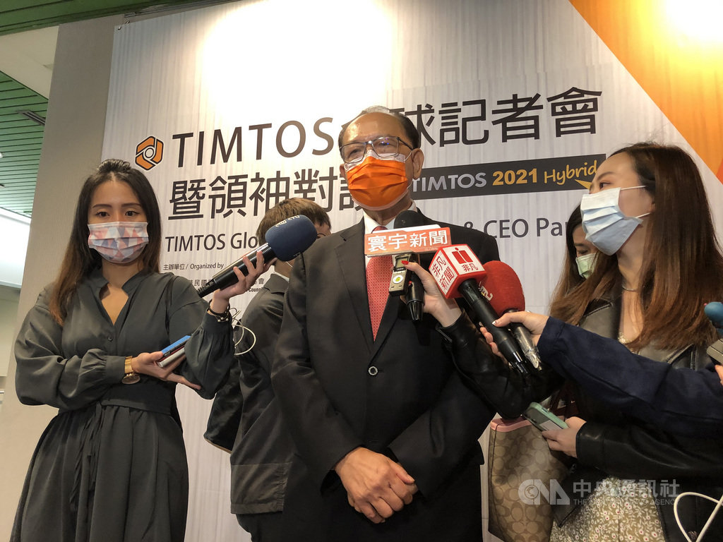 傳動元件製造商上銀集團總裁卓永財表示,到第3季接單已經滿載,部分產品已再漲價逾1成。中央社記者鍾榮峰攝 110年1月20日