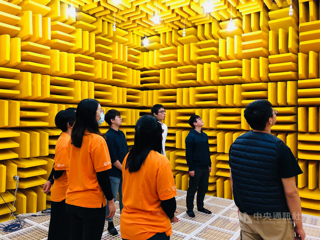 美律實業與逢甲進行產學合作、斥資新台幣4000萬元建造台灣最大的聲學無響室。(美律提供)中央社記者江明晏傳真 110年1月21日