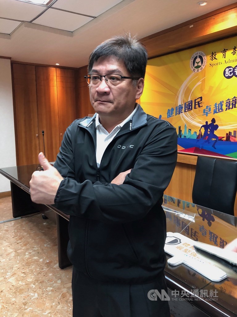 體育署新任副署長洪志昌(圖)21日表示,針對亞洲盃男籃資格賽第3階段中華隊集訓,PLG球員全部請假,他表示受疫情影響,球員、教練是否參賽須尊重大家意願。(中央社檔案照片)