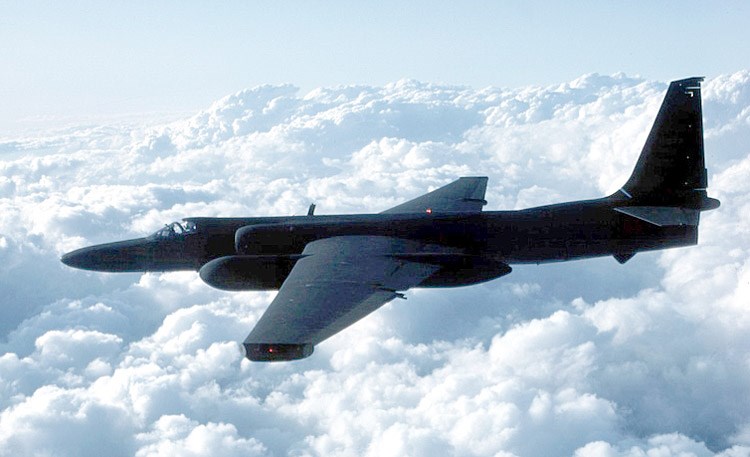 美軍一架U-2S「蛟龍夫人」高空偵察機2日在東海鄰近台灣海峽上空執行監偵任務。圖為U-2偵察機。(圖取自維基共享資源網頁,版權屬公有領域)
