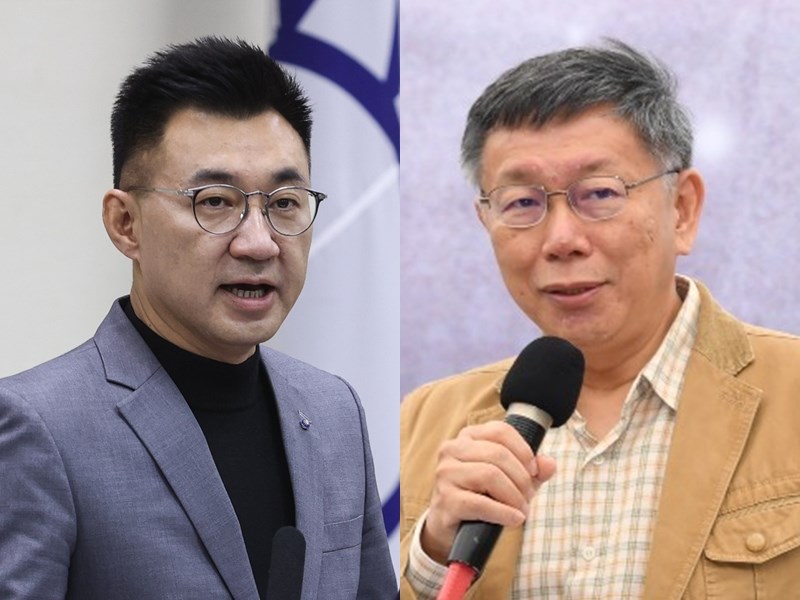 國民黨「願景台灣2030」第二場論壇24日登場,在國民黨主席江啟臣(左)的邀請下,台北市長柯文哲(右)確定出席,兩人將首度同台。(左圖為中央社檔案照片,右圖取自facebook.com/DoctorKoWJ)