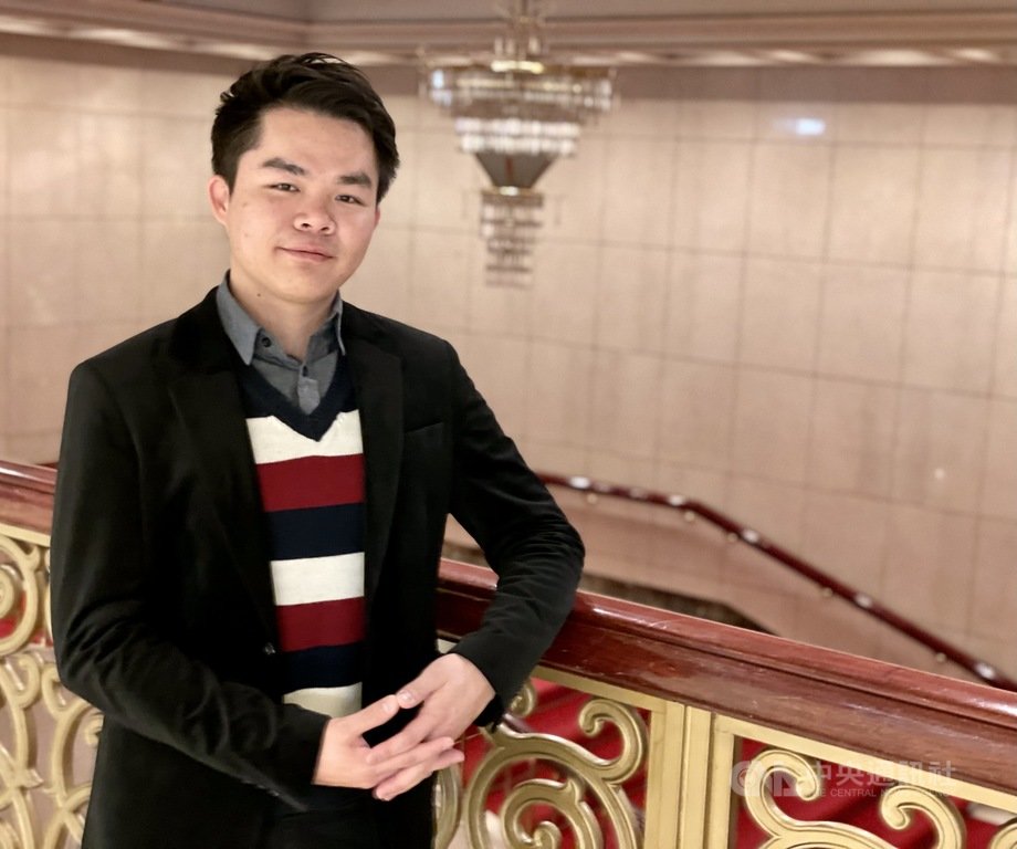 留俄鋼琴家林冠廷將舉行鋼琴獨奏會,以全場俄國作品展現多年習琴經歷。中央社記者趙靜瑜攝 110年2月22日