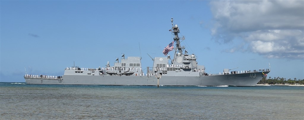 軍方人士說,美國飛彈驅逐艦芬恩號(圖)與中國飛彈驅逐艦濟南號152 11日約同時出現在蘭嶼外海和巴士海峽間。(圖取自美國印太司令部網頁pacom.mil)
