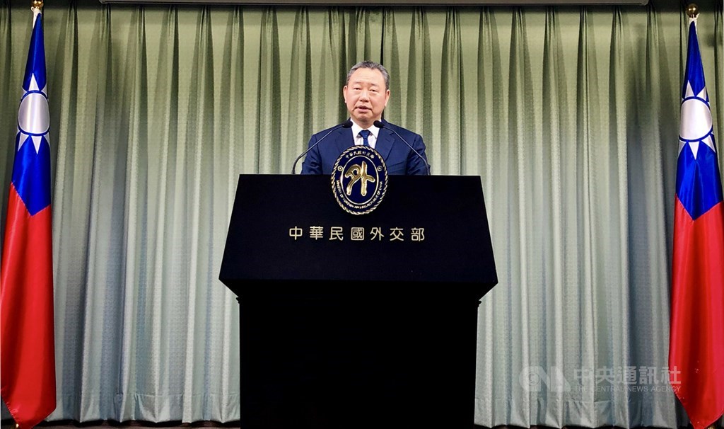 外交部拉美司長俞大㵢23日表示,巴拉圭外交部指中國疫苗廠商以跟台灣斷交作為取得疫苗條件,毫無正當性並有損巴國主權。(中央社檔案照片)