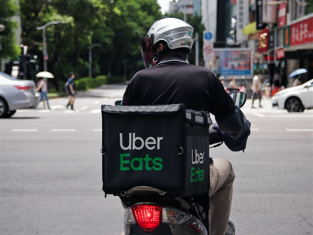 防疫升級Uber Eats雙北訂單限信用卡交易 產經 中央社CNA