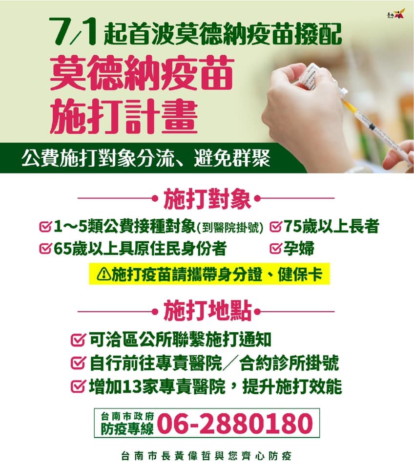 7 1擴大covid 19疫苗接種各縣市措施一次看 生活 重點新聞 中央社cna