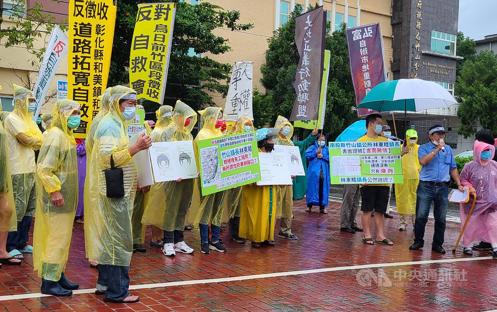 南投竹山鎮7號道路動工公所 無強拆民宅情形 地方 中央社cna