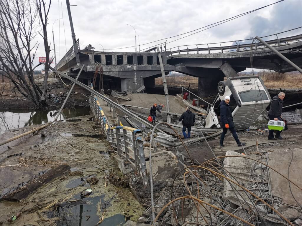 基輔郊區平民撤離通道傳遭砲擊