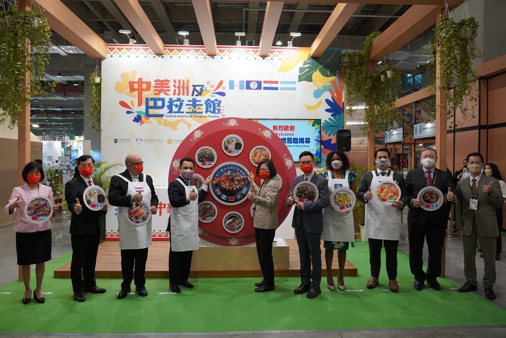 中美洲友邦食品展設館創意黑檸檬石斑挺民主的魚 政治 中央社cna