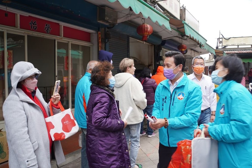 陳福海訪傳統市場 允改善環境吸引年輕族群 | 地方 | 中央社 CNA