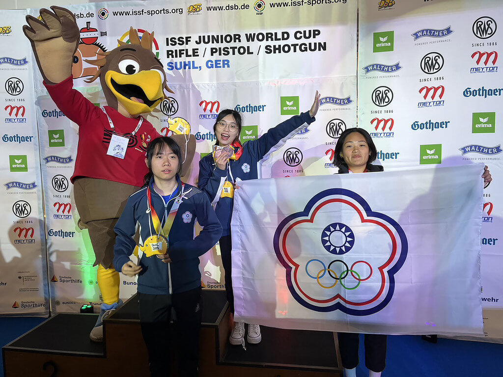 青少年世界盃 台灣隊10公尺空氣手槍奪2銅