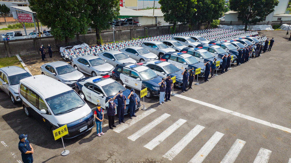 強化警勤機動能力屏東斥資3千萬新購183輛警車| 地方| 中央社CNA