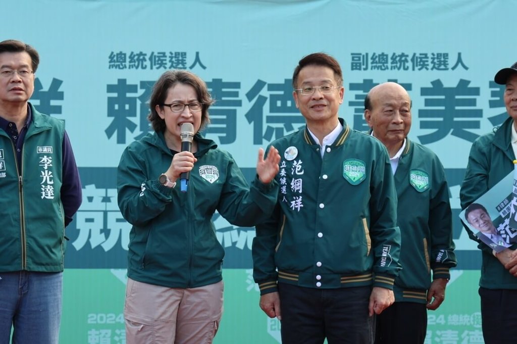蕭美琴：我與賴清德能獲國際信任  讓台灣有尊嚴 | 政治 | 中央社 C