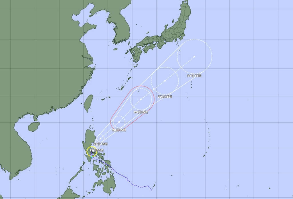 颱風艾維尼生成 日本九州到關東528防警報級大雨 國際 中央社 Cna 5688