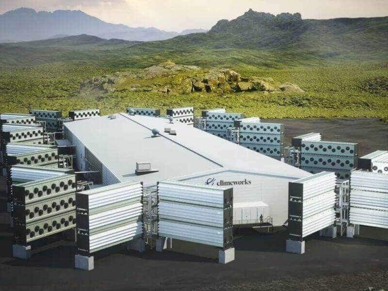 瑞士Climeworks位於冰島的全球最大碳捕捉廠「長毛象」已於5月啟用。（圖取自Climeworks網頁climeworks.com）