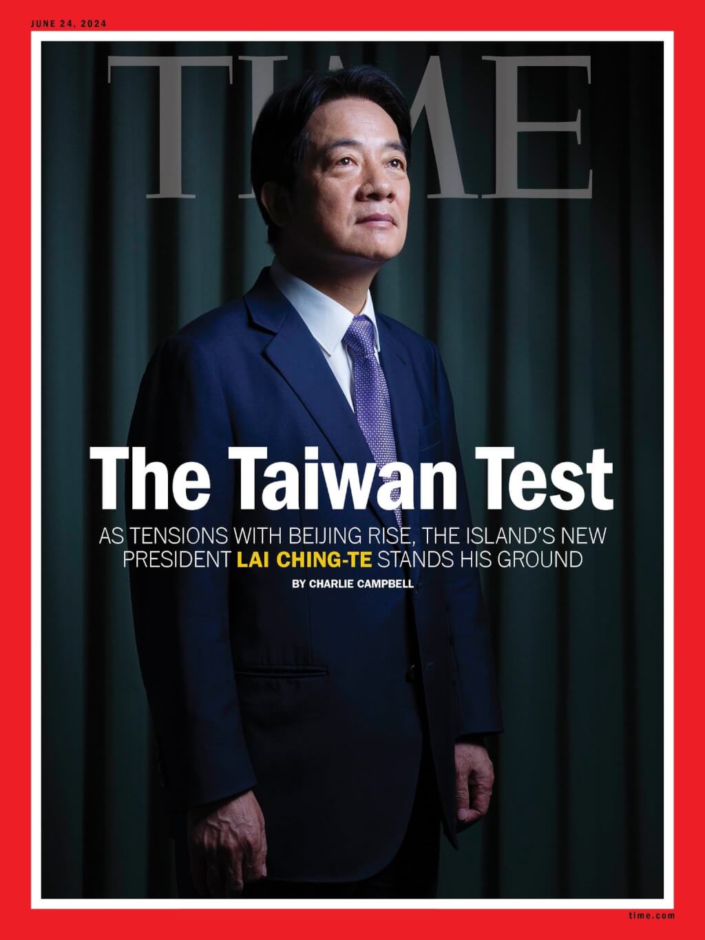 時代雜誌專訪賴總統邀習近平共同承擔區域和平穩定責任| 政治