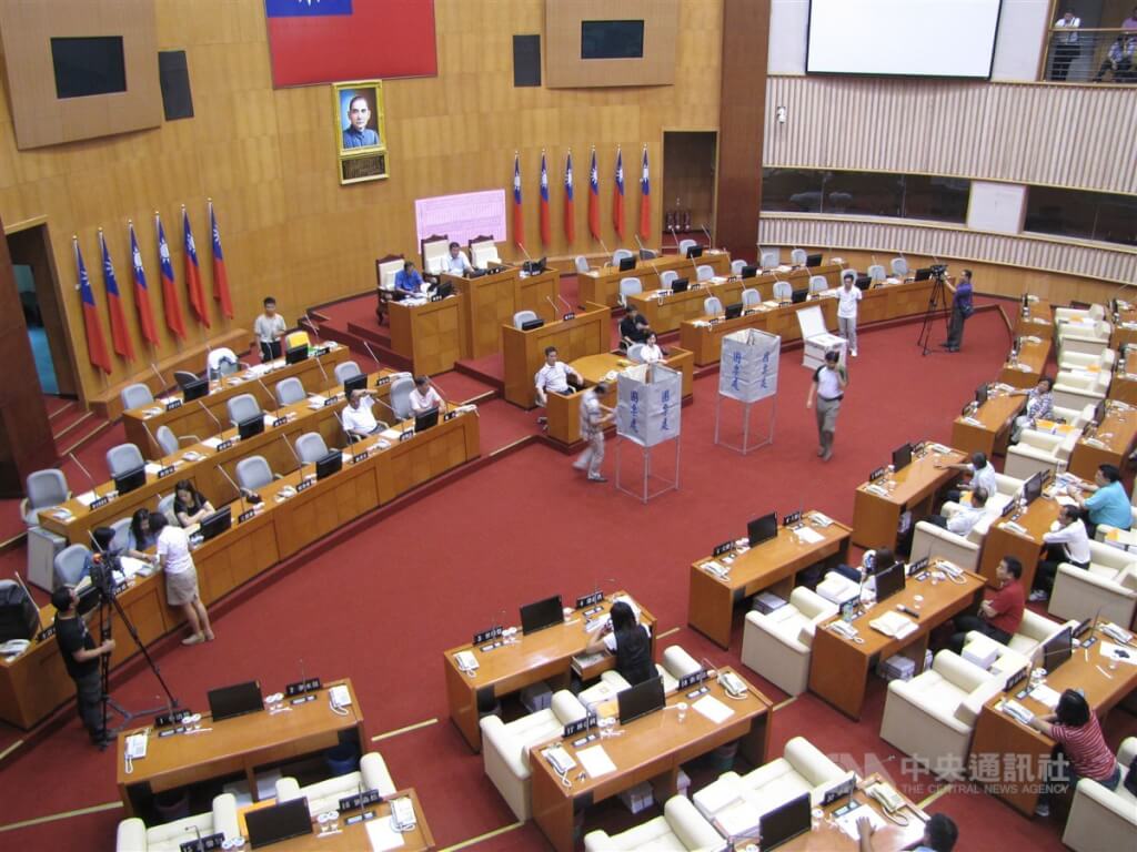 圖為屏東縣議會議場。（圖／中央社）
