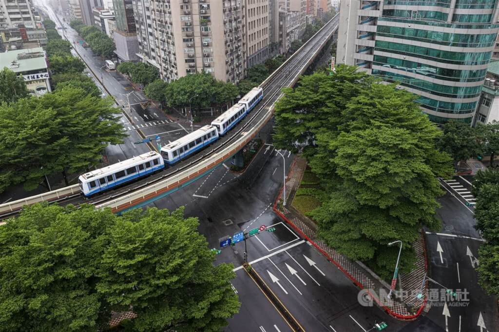 圖為北市街道市容。（中央社檔案照片）