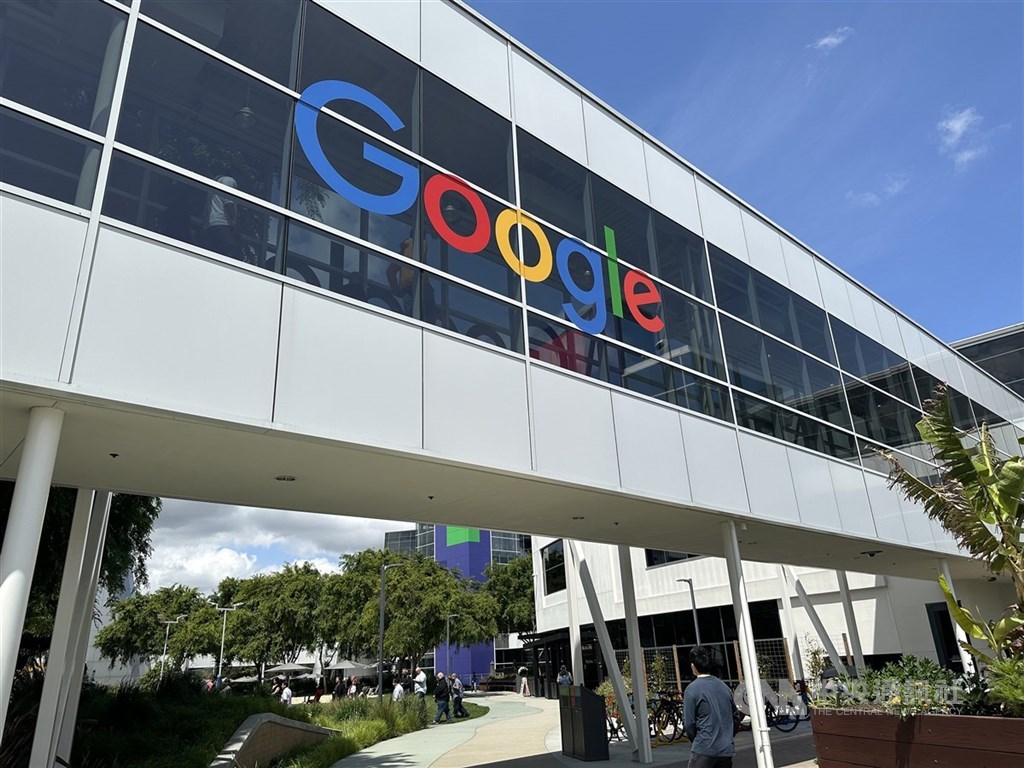 Google與印度供應商Varaha簽定協議，首度涉足印度碳移除產業。圖為Google加州山景城總部。（中央社檔案照片）